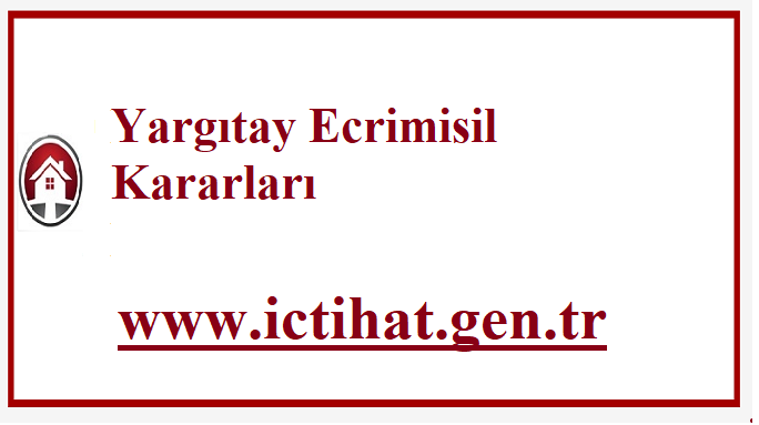 Yargıtay Ecrimisil Kararları